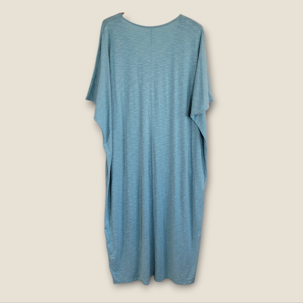 GARNET HILL Oasis Knit Cocoon Gown Night Gown Lounge Nightshirt Pajamas Medium - Picture 3 of 5